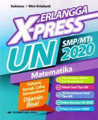 Image of Erlangga X-PRESS UN SMP/MTs 2020 Matematika