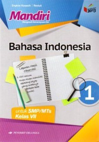 Image of Mandiri Bahasa Indonesia untuk SMP/MTs Kelas VII